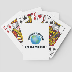 World's Happiest Paramedic Playing Cards