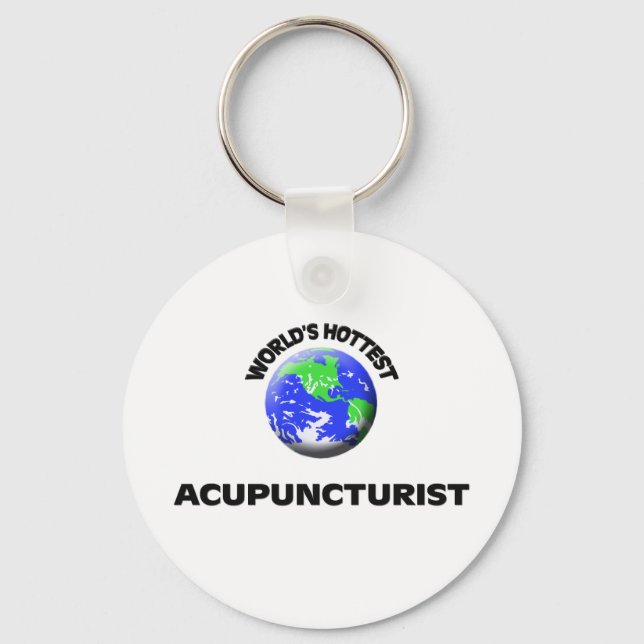 World's Hottest Acupuncturist Key Ring (Front)