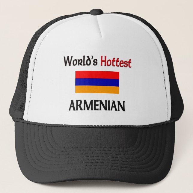 World's Hottest Armenian Trucker Hat (Front)