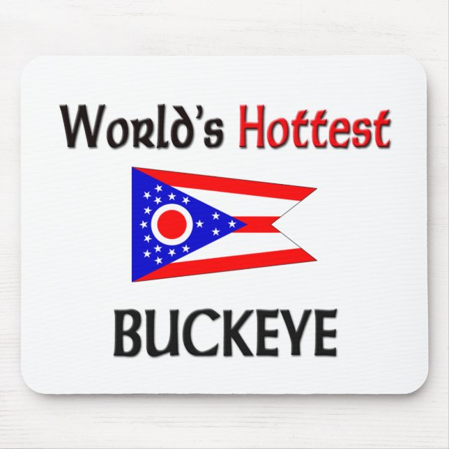 World's Hottest Buckeye Mouse Mat (Front)