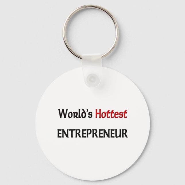 Worlds Hottest Entrepreneur Key Ring (Front)