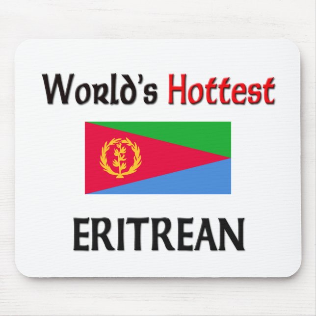 World's Hottest Eritrean Mouse Mat (Front)