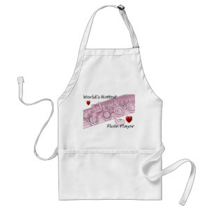 World's Hottest Flute Player Apron