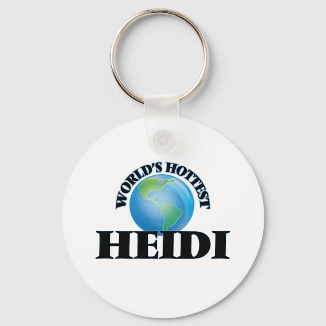 World's Hottest Heidi Key Ring (Front)