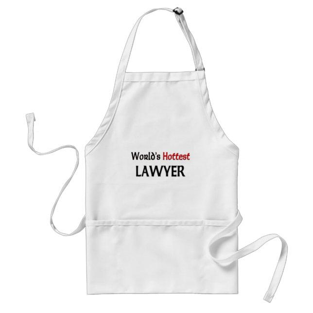 Worlds Hottest Lawyer Standard Apron (Front)
