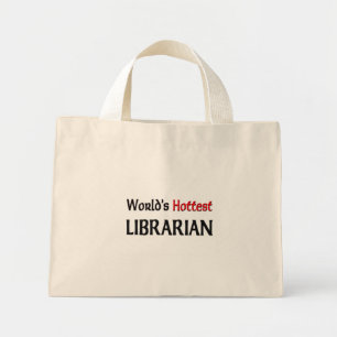 Worlds Hottest Librarian Mini Tote Bag