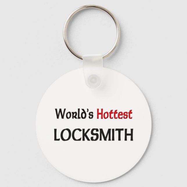 Worlds Hottest Locksmith Key Ring (Front)
