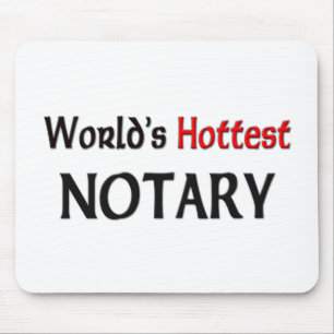 Worlds Hottest Notary Mouse Mat