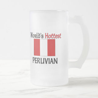 World's Hottest Peruvian Frosted Glass Beer Mug