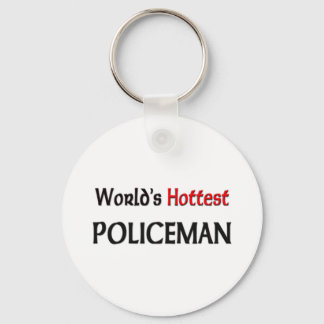Worlds Hottest Policeman Key Ring