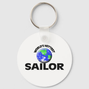 World's Hottest Sailor Key Ring