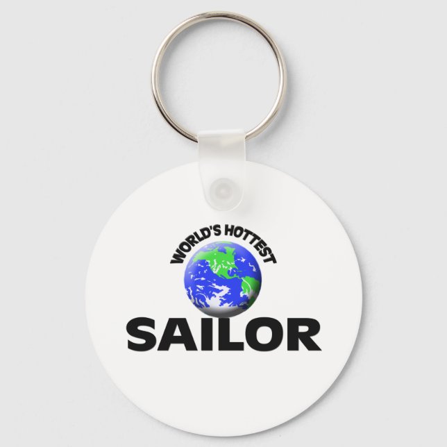 World's Hottest Sailor Key Ring (Front)