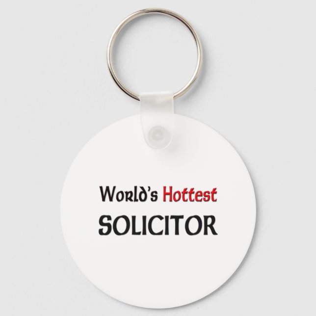 Worlds Hottest Solicitor Key Ring (Front)