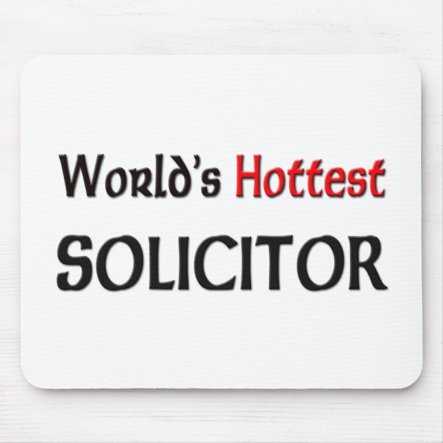 Worlds Hottest Solicitor Mouse Mat (Front)