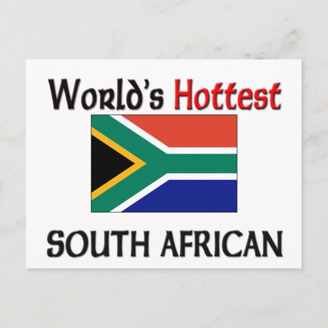 World's Hottest South African Postcard (Front)