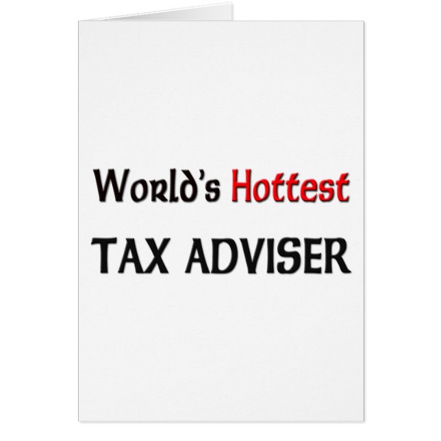 World's Hottest Tax Adviser (Front)