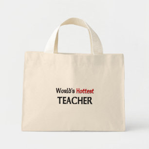 World's Hottest Teacher Mini Tote Bag