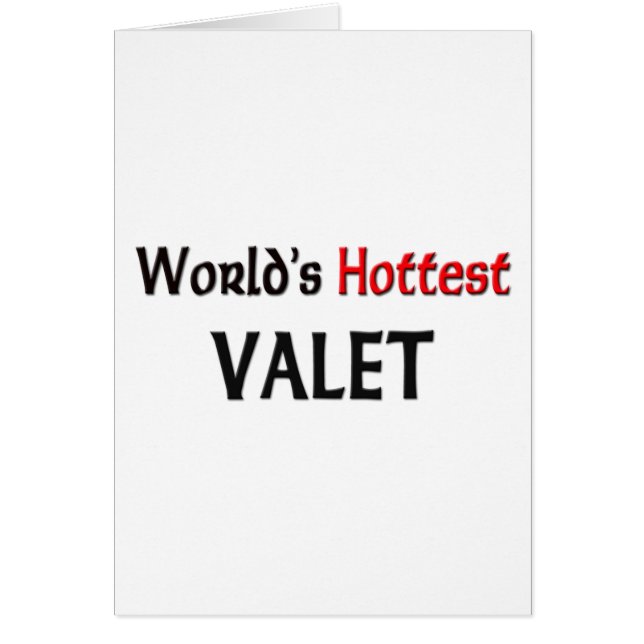 World's Hottest Valet (Front)