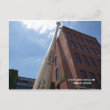 World's Largest Baseball Bat Postcard