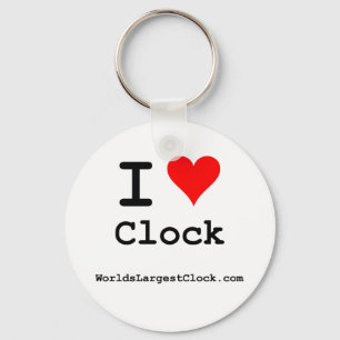 World's Largest Clock Key Chain