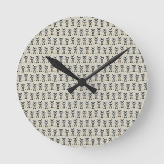 Worlds Largest Knitting Sheep Competition Round Clock