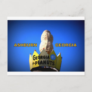 WORLD'S LARGEST PEANUT MONUMENT- ASHBURN, GA POSTCARD