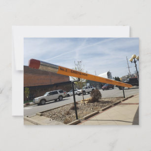 World's Largest Pencil, Casey, Illinois Postcard