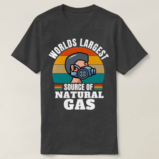 worlds largest source of natural gas 24 T-Shirt (Design Front)