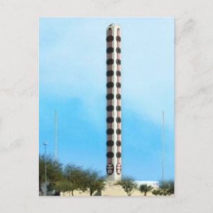 World's Largest Thermometer Postcard