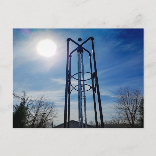 World's Largest Windchime, Casey, Illinois Postcard (Front)