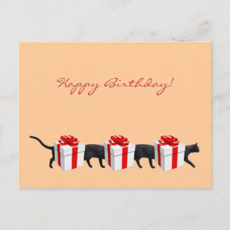 World's Longest Cat Postcard