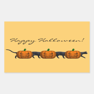 World's Longest Cat Rectangular Sticker