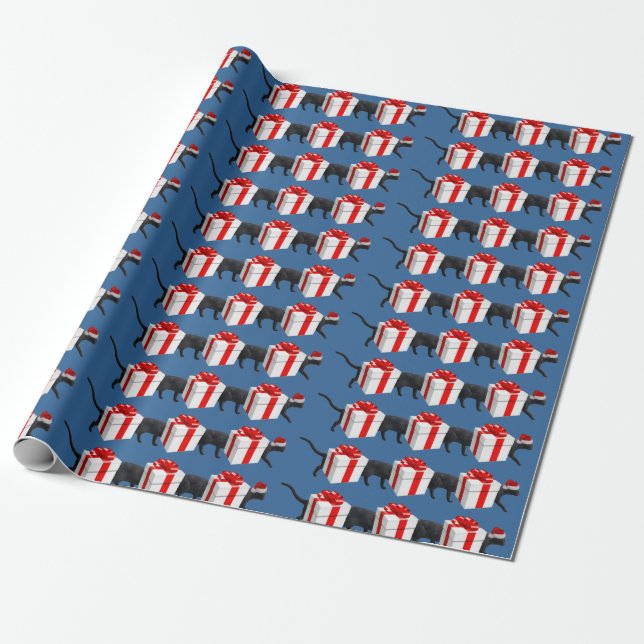 World's Longest Funny Cat Wrapping Paper (Unrolled)