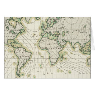 World's magnetic declination