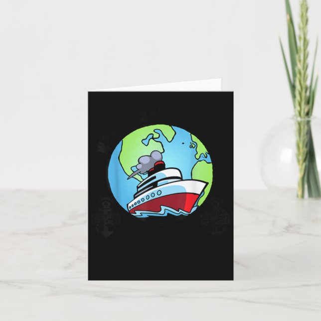 World's Maritime Daddy Ship Seaman Captain Husband Card (Front)