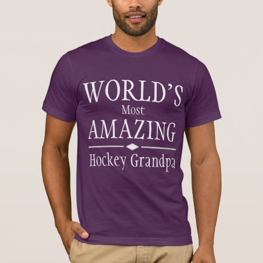 World's most amazing Hockey Grandpa T-Shirt