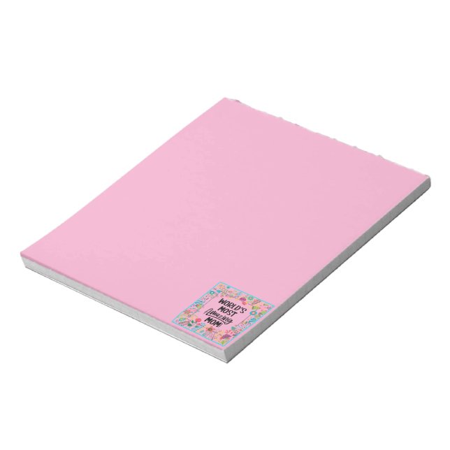 World's Most Amazing Mum  Notepad (Rotated)