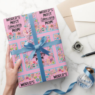World's Most Amazing Mum Wrapping Paper