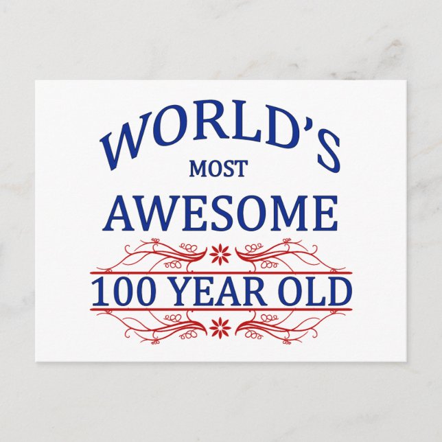 World's Most Awesome 100 Year Old Postcard (Front)