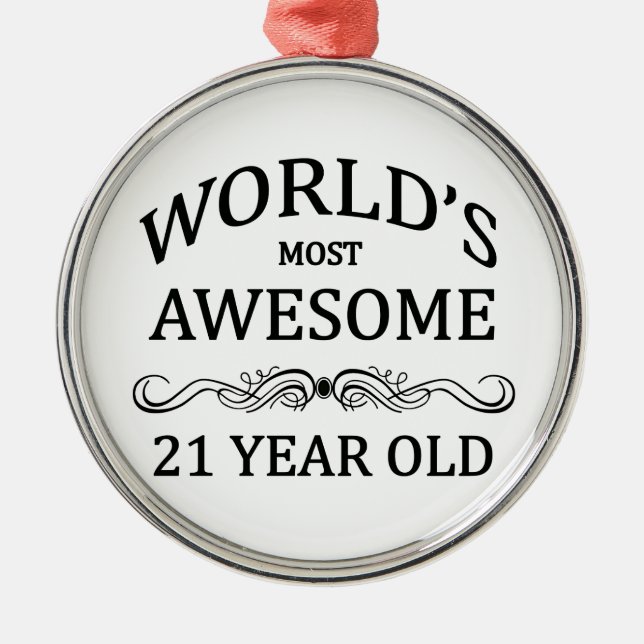 World's Most Awesome 21 Year Old Metal Tree Decoration (Front)
