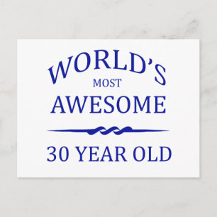 World's Most Awesome 30 Year Old Postcard