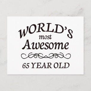 World's Most Awesome 65 Year Old Postcard
