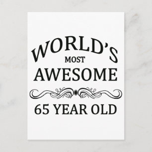 World's Most Awesome 65 Year Old Postcard