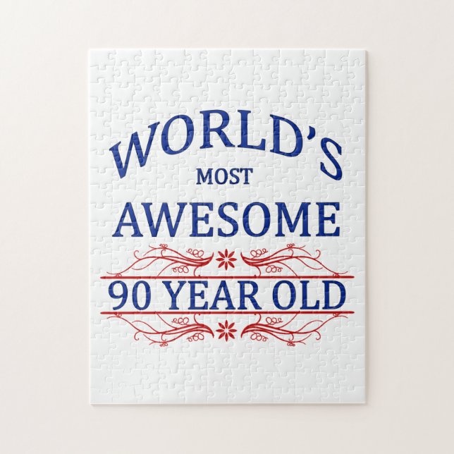 World's Most Awesome 90 Year Old Jigsaw Puzzle (Vertical)