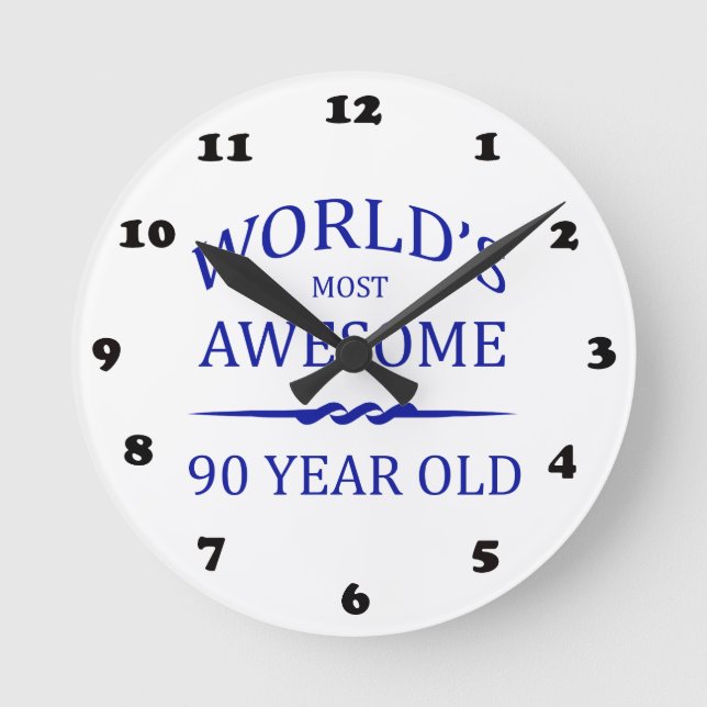 World's Most Awesome 90 Year Old Round Clock (Front)