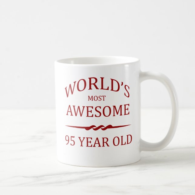 World's Most Awesome 95 Year Old. Coffee Mug (Right)