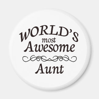 World's Most Awesome Aunt Magnet