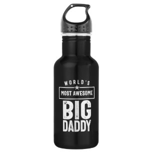 World's Most Awesome Big Daddy   Father Grandfathe 532 Ml Water Bottle