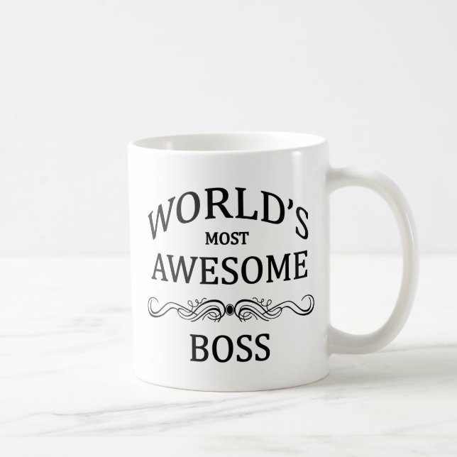 World's Most Awesome Boss Coffee Mug (Right)