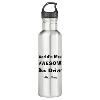 World's Most Awesome Bus Driver Personalised 710 Ml Water Bottle